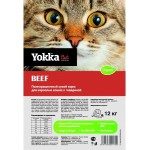 Yokka Cat BEEF Полнорационный сухой корм для взрослых кошек с говядиной, 12 кг
